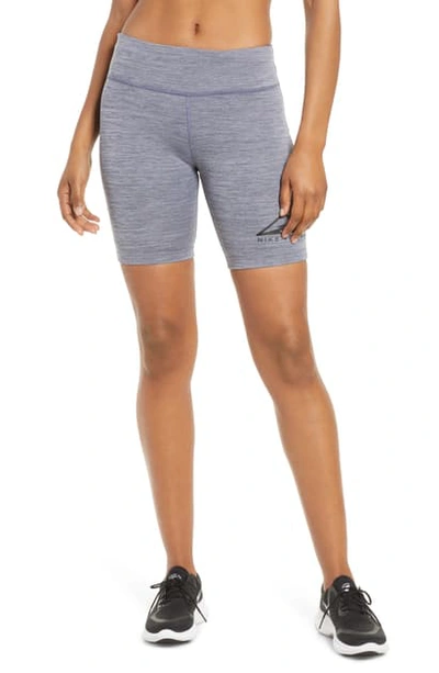 Shop Nike Dri-fit Fast Shorts In Blckbl/refsil