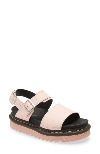 Shop Dr. Martens' Voss Slingback Platform Sandal In Pink Salt Hydro