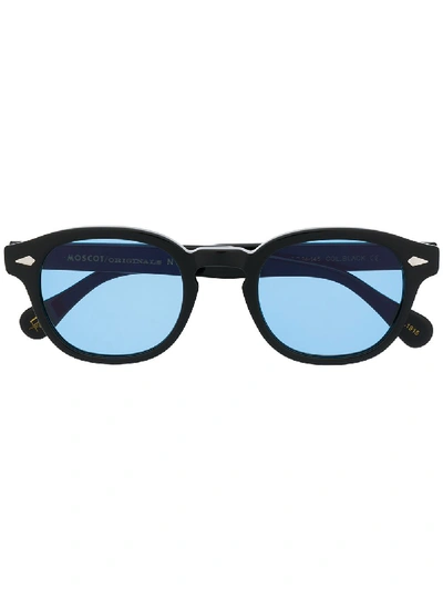 Shop Moscot Lemtosh Round-frame Sunglasses In Black