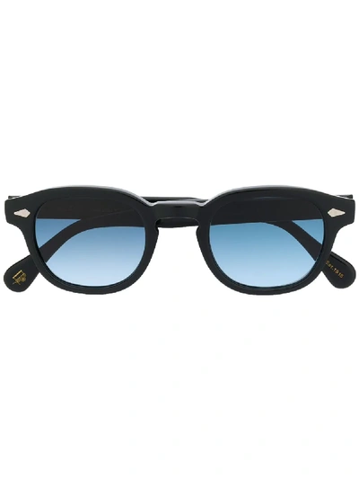 Moscot Lemtosh Round-frame Sunglasses In Black