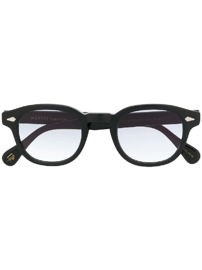 Shop Moscot Square-frame Sunglasses In Black