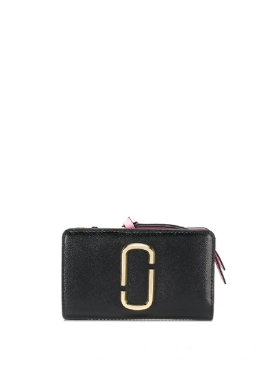 Shop Marc Jacobs Snapshot Wallet In Black