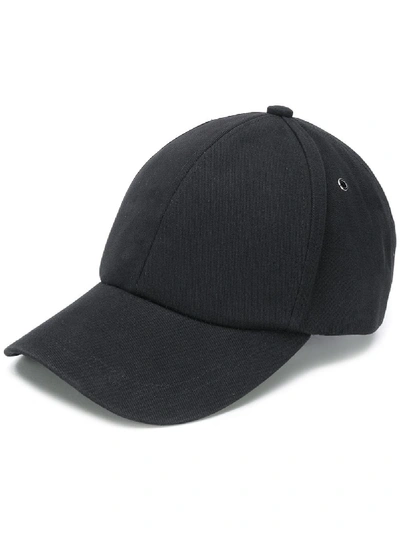 Shop Paul Smith Curved-peak Baseball Cap In Black