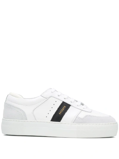 Shop Axel Arigato Round Toe 35mm Platform Sneakers In White