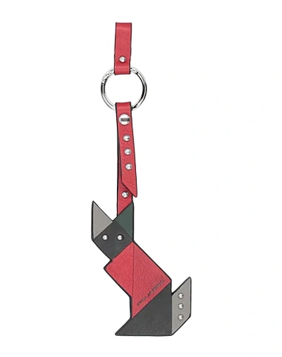 Shop Piquadro Key Ring In Red