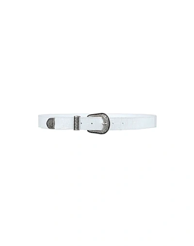 Shop Lisa C Bijoux Belts In White