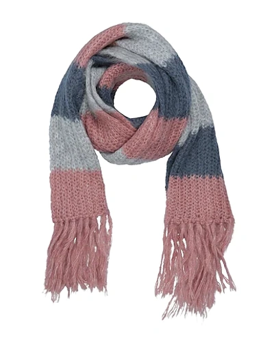 Shop Alysi Scarves In Pastel Pink