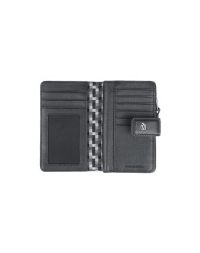 Shop Piquadro Wallet In Black