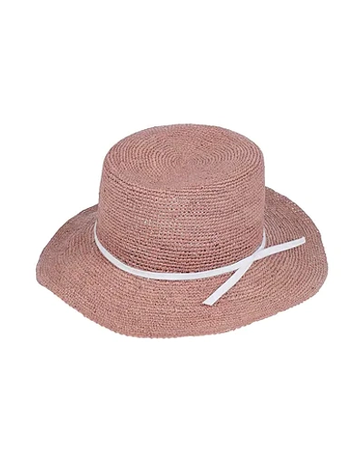 Shop Anthony Peto Hats In Light Brown