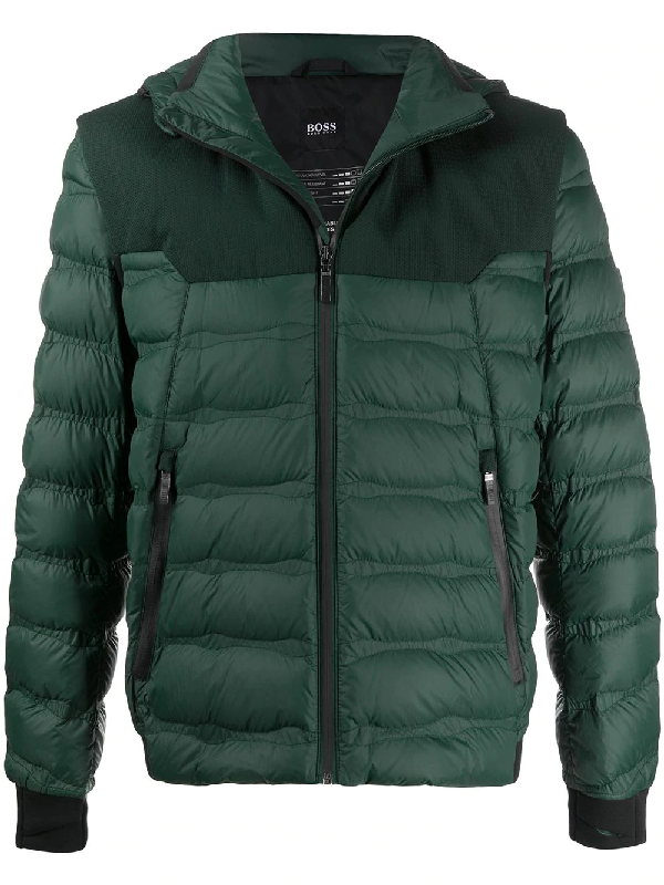 boss quilted jacket