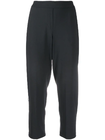Shop Nike Crop Tapered Trousers In Black