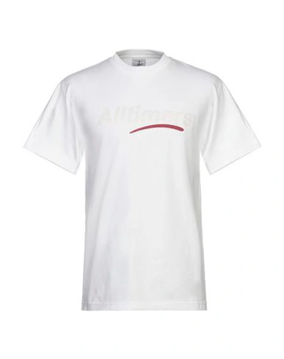 Shop Alltimers T-shirts In White