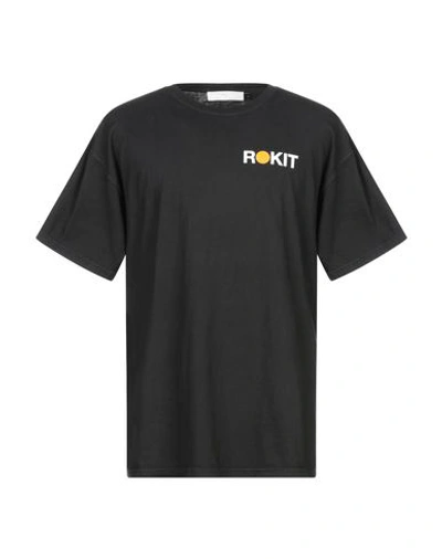 Shop Rokit T-shirt In Black