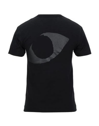 Shop Comme Des Garçons Play Man T-shirt Black Size M Cotton