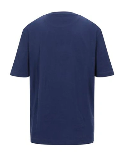 Shop Love Moschino T-shirts In Dark Blue