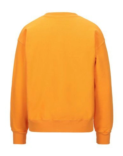 Shop Aries Sweatshirts In Orange