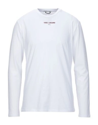 Shop Grey Daniele Alessandrini T-shirts In White