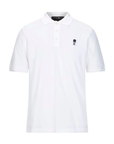 Shop Hydrogen Polo Shirts In White