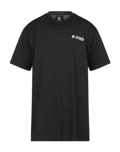 B-used T-shirts In Black