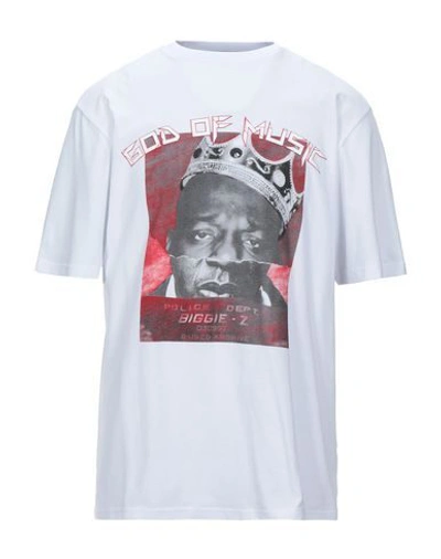 Shop B-used T-shirts In White