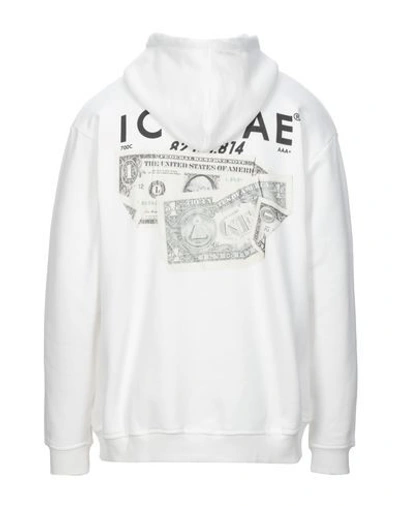 Shop Icosae Hooded Sweatshirt In White