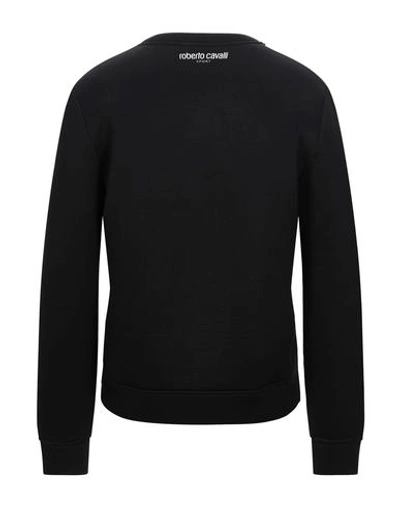 Shop Roberto Cavalli Sport Sweatshirts In Black