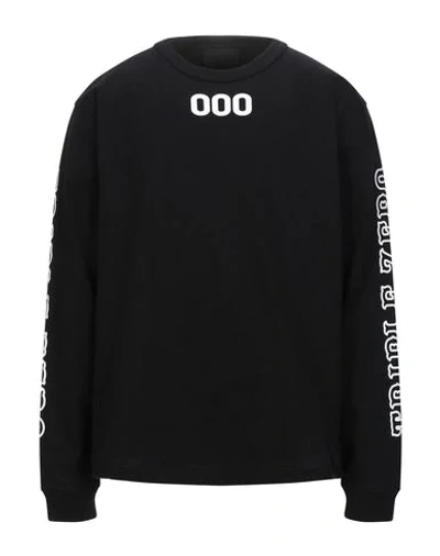 Shop 000 Worldwide Sweatshirts In Black