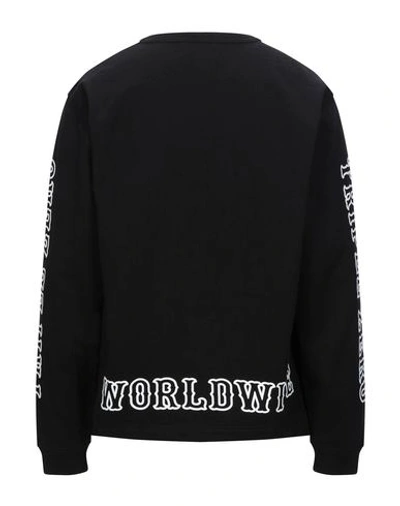 Shop 000 Worldwide Sweatshirts In Black