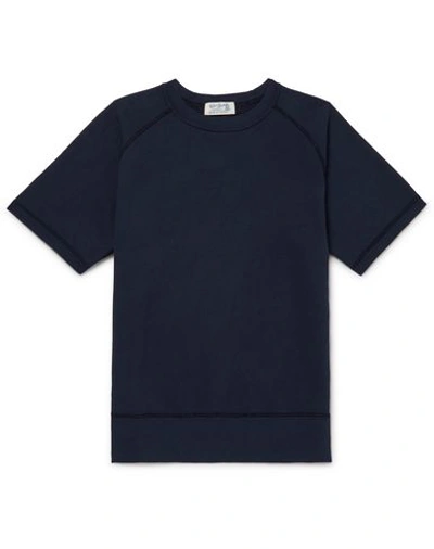 Shop Velva Sheen Sweatshirt In Dark Blue