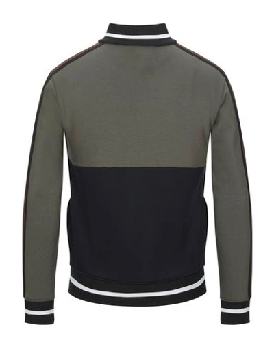 Shop Brian Dales Man Sweatshirt Military Green Size S Cotton