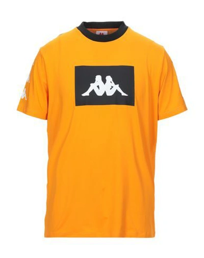 Shop Kappa T-shirts In Orange