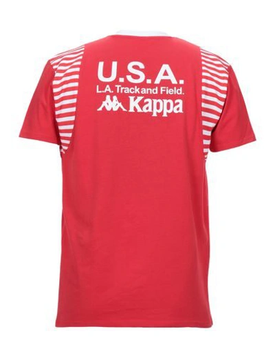 Shop Kappa T-shirts In Red