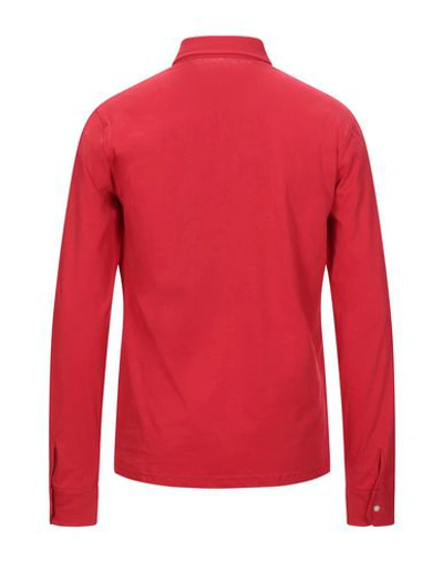 Shop Mp Massimo Piombo Polo Shirts In Red