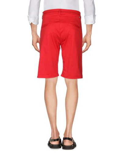 Shop Grey Daniele Alessandrini Shorts & Bermuda Shorts In Red