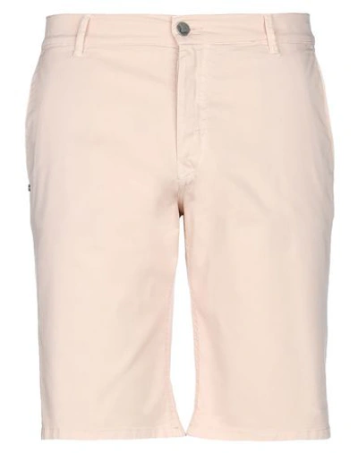 Shop Grey Daniele Alessandrini Shorts & Bermuda Shorts In Pink