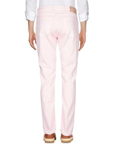 Shop Pt05 Pt Torino Man Pants Light Pink Size 32 Cotton, Elastane