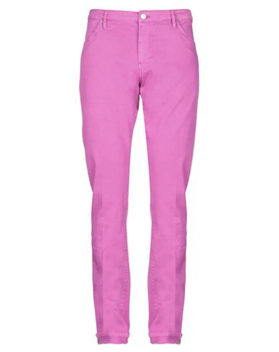 Shop Pt05 Casual Pants In Light Purple
