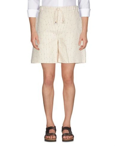 Shop The Silted Company Bermudas In Ivory