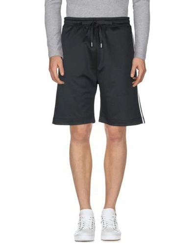 Shop Brian Dales Man Shorts & Bermuda Shorts Black Size Xl Polyester, Cotton