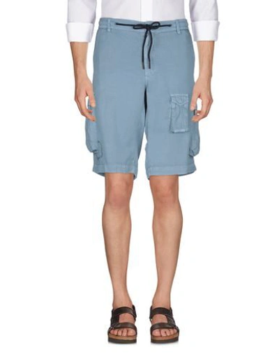 Shop Mason's Shorts & Bermuda In Sky Blue