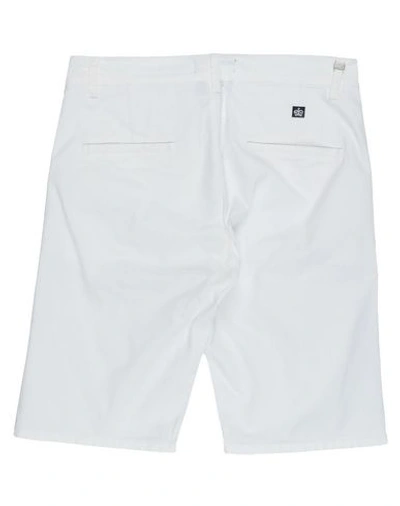 Shop Grey Daniele Alessandrini Shorts & Bermuda Shorts In White