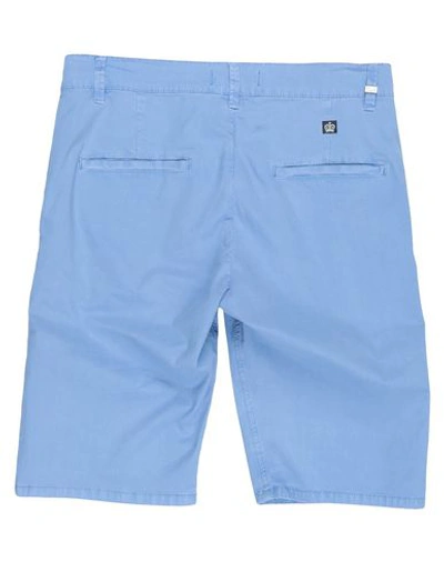 Shop Grey Daniele Alessandrini Shorts & Bermuda Shorts In Sky Blue