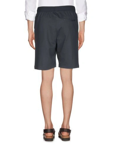 Ea7 Man Shorts & Bermuda Shorts Midnight Blue Size Xs Cotton In Blue