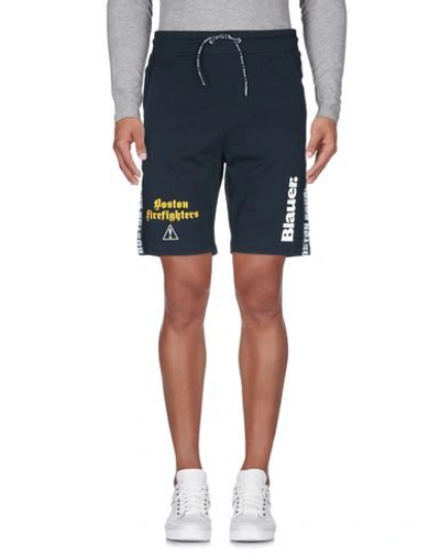 Shop Blauer Bermudas In Dark Blue