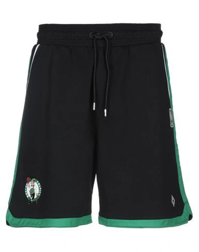 Shop Marcelo Burlon County Of Milan Shorts & Bermuda Shorts In Black