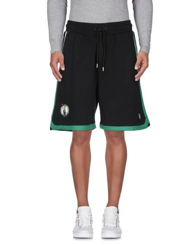 Shop Marcelo Burlon County Of Milan Shorts & Bermuda Shorts In Black