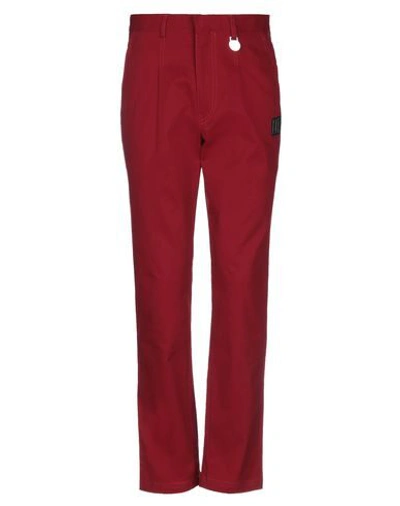 Shop Xander Zhou Pants In Red