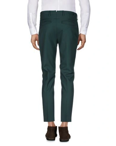 Shop Pt01 Pt Torino Man Pants Dark Green Size 36 Polyester, Elastane