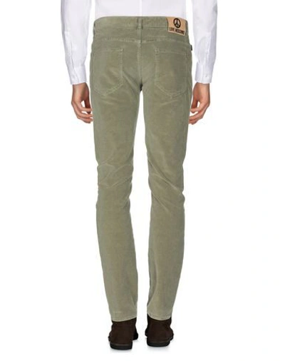 Shop Love Moschino Pants In Military Green