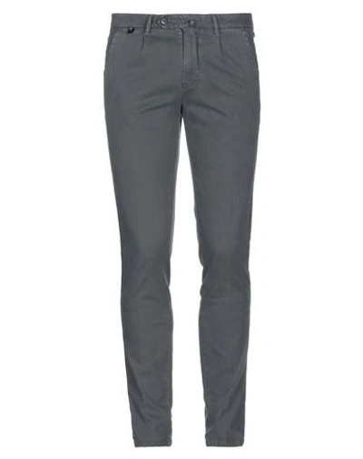 Shop Luigi Bianchi Mantova Casual Pants In Grey